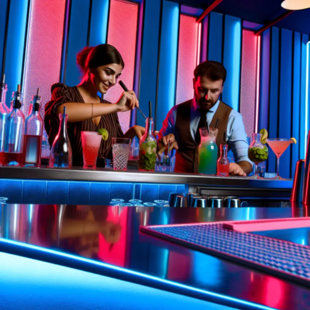 Barteam van BlackTableAMS dat cocktails bereidt