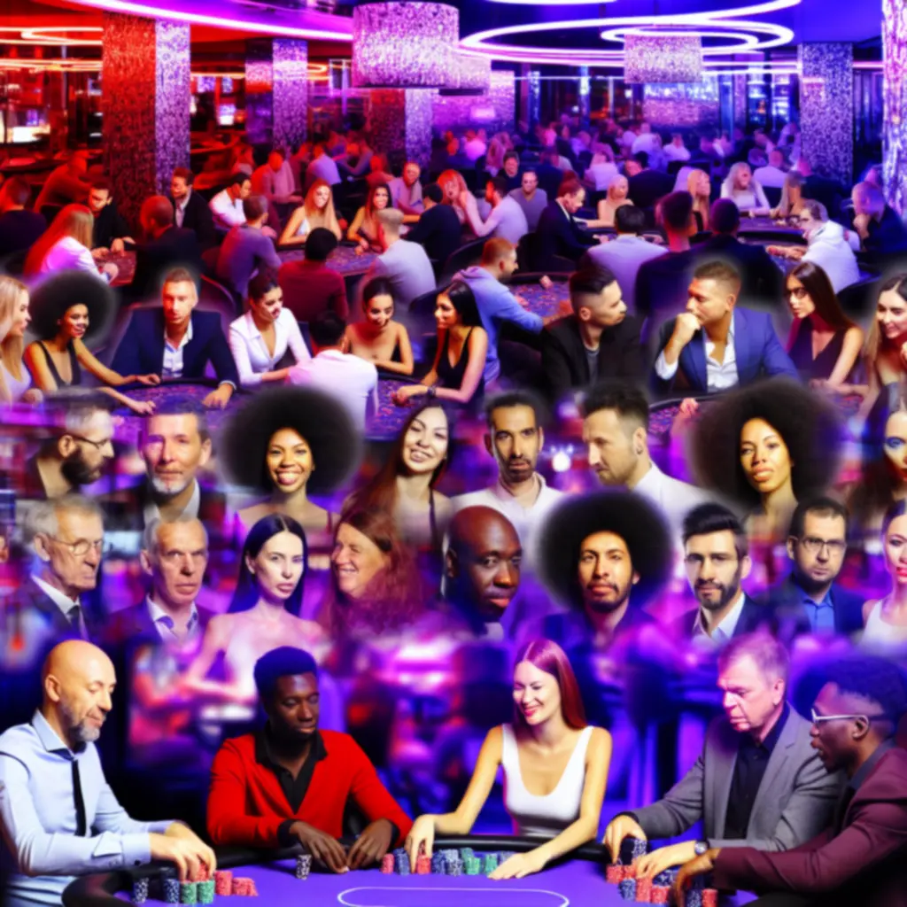 Een enthousiaste groep spelers rond een pokertafel tijdens een drukke avond bij BlackTableAMS.