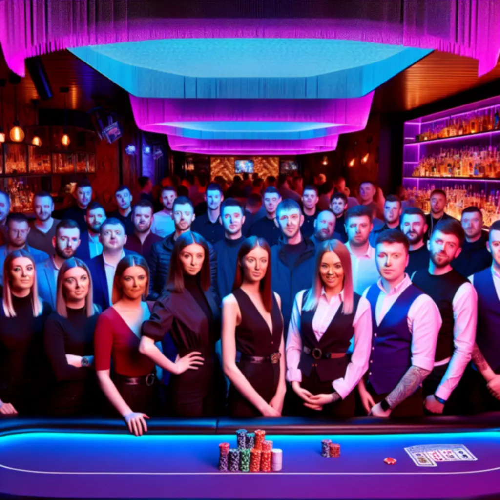 Team van BlackTableAMS tijdens een pokeravond